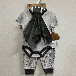 Baby Essentials 4 PC Little Rookie Set NEW NWT